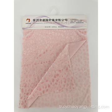 Logo ile örme jakard kumaş